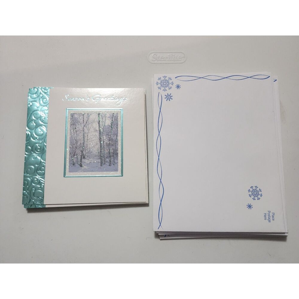 11 UNUSED IMAGE ARTS "SEASON'S GREETINGS" HOLIDAY CARDS